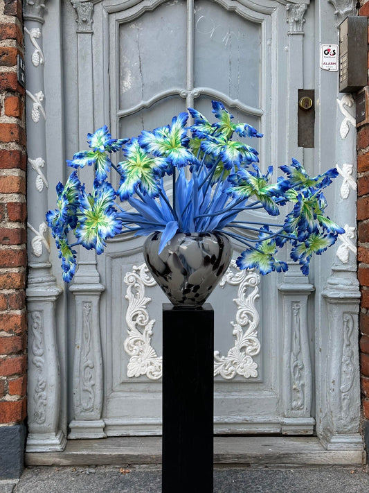 Tulip Bell, Dusty Blue & Green