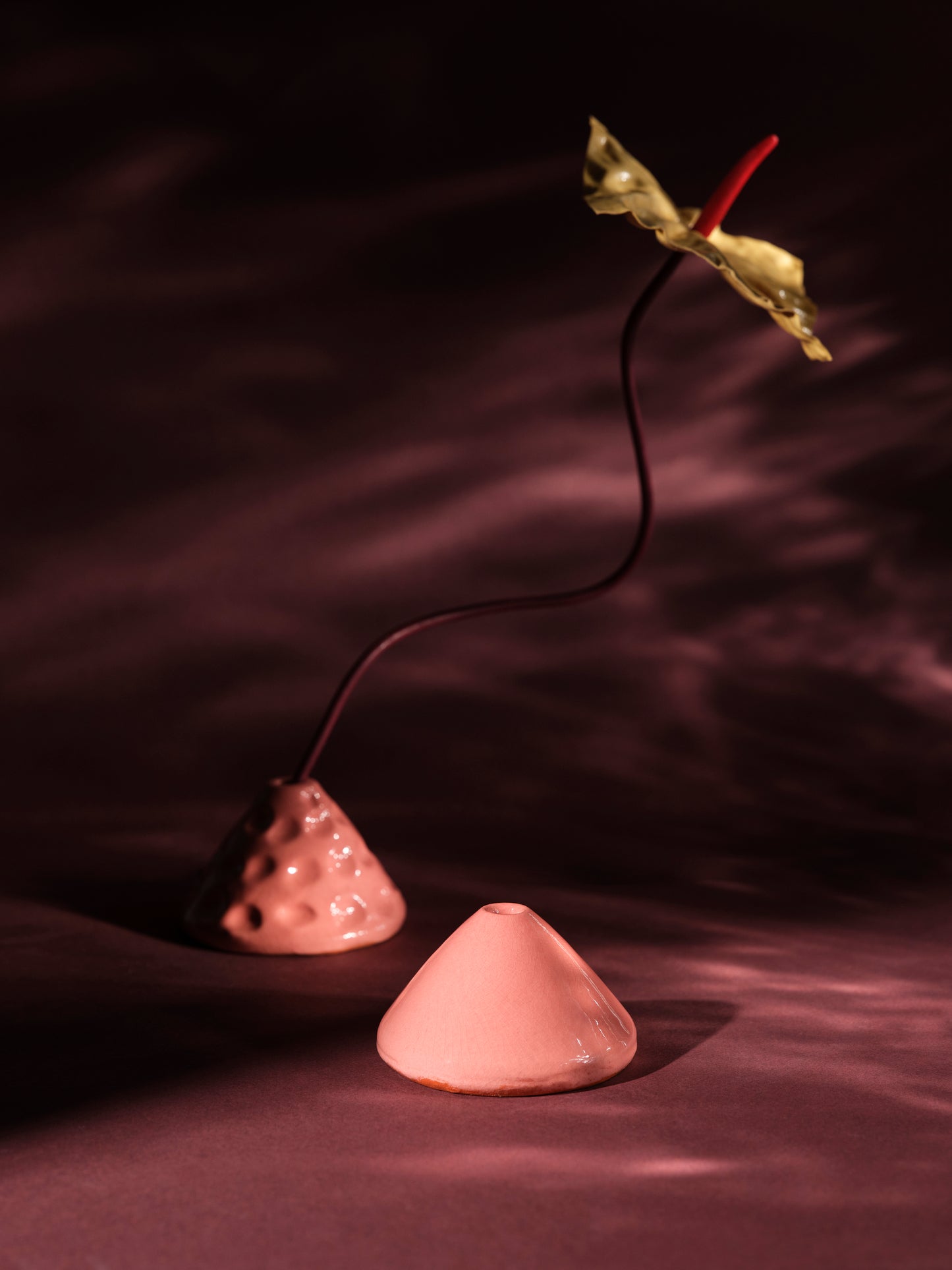 The APEX Pedestal - Salmon Rose