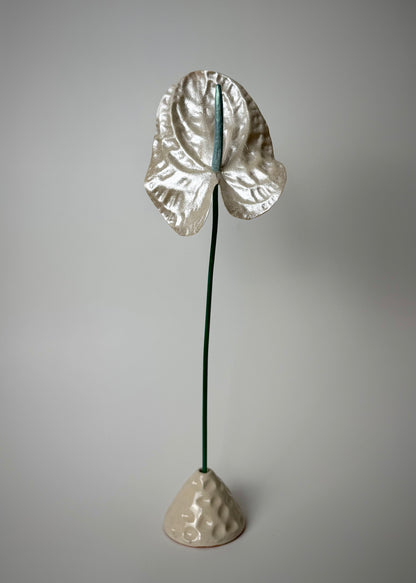 The Pearl Anna-thurium -  Turquoise details