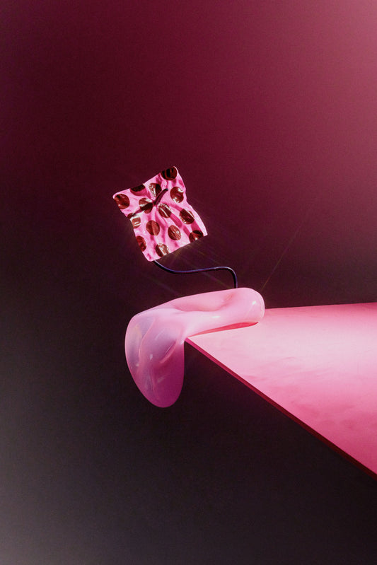 Glass Spora - Rosa Quartz