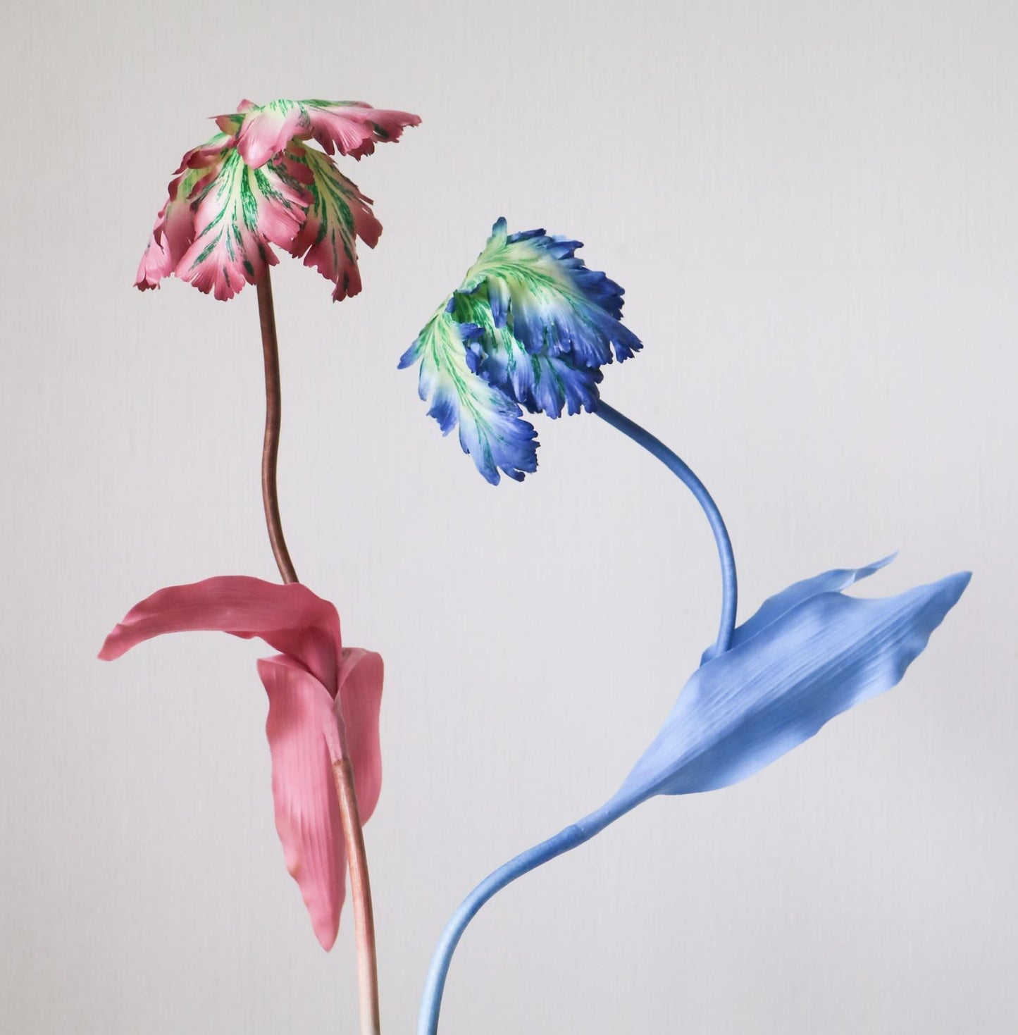 Tulip Bell, Dusty Blue & Green